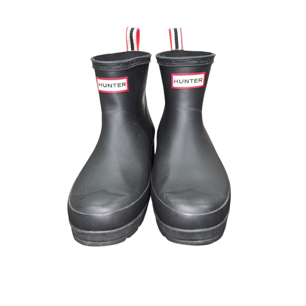 Hunter Women's Original play short rain boots size 8 in black